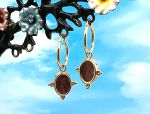 TAGLIAMONTE Designs (LDM2281) 18K Cameo Charm Earrings *Cupid w/ Dog*Reg.$1400