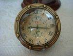 Authentic Models ~ SC055 ~ Eye of the Time Porthole Clock *Aged Brass*