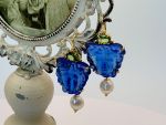 TAGLIAMONTE Designs (1233) 925SS/YGP Venetian Cameo Earrings *Medusa*Reg.$280