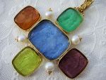 TAGLIAMONTE Designs (2222) 14K Venetian Cameo Pendant *Pearls*Beautiful*