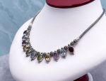 SAMUEL B *BJC* (58006N) 925SS  Multi-Gemstone Statement Necklace *Reg.$549*