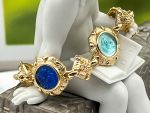 TAGLIAMONTE (LDM1509) 925SS/YGP, 14K Accents Venetian Cameo Bracelet*Reg.$550