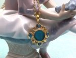 TAGLIAMONTE Designs (1851P) 925SS/YGP Venetian Cameo Coin Pendant *Reg.$200