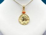 TAGLIAMONTE Designs (SH986) 14K Cameo Pendant*Arethusa*Reg.$1250