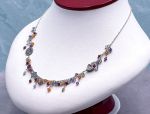 SAMUEL B *BJC* (62347N.SLM) 925SS  Multi-Gemstone Necklace *Reg.$200*