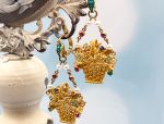 TAG-LD4004E 18K Gold Multi Gemstone Earrings *Reg.$2000