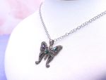 SAMUEL B *BJC* (2005) 925 SS Butterfly Shaped Pendant *Abalone*