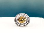 TAGLIAMONTE Designs (2171R) 925SS,18K Cameo Ring*Aurora Chariot*Size 7*Reg.$280