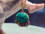 TAGLIAMONTE's Deals & Steals (SH387P-Green)18K Venetian Cameo Pendant*Emeralds, Rubies, Sapphires*Reg.$1100