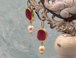 TAGLIAMONTE Designs (2021E,2022E) 925SS/YGP Venetian Cameo Earrings*Reg.$180