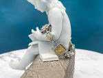 TAGLIAMONTE Designs (SH168-SQ) 925SS/ 18K 2-Tone Cameo Bracelet *Dancing Angels*Reg.$705