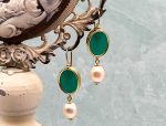 TAGLIAMONTE Designs (2023E,2018E) 925SS/YGP Venetian Cameo Earrings*Reg.$180