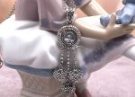 SAMUEL B *BJC* (62236P.BT) 925 SS Dream Catcher Blue Topaz Pendant*Reg.$150