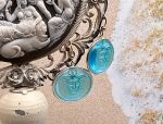 TAGLIAMONTE's Deals & Steals (LD3500) 18K Venetian Cameo Earrings*Rondanini Medusa*Reg.$1000