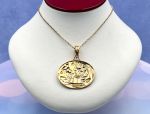 TAGLIAMONTE Designs (2171P) 925/YGP Cameo Enhancer Pendant *Tribute to Maternity*Reg.$200