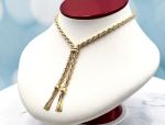 Milor (LD4013N) 18K Rope w/ Tassel Style Necklace*Reg.$2400