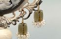 TAGLIAMONTE Designs (2071E) 925SS/YGP Intaglio Earrings*Pearls*Reg.$325