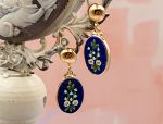 TAGLIAMONTE (2091E) 925SS/YGP Venetian Mosaic Earrings*Reg.$240