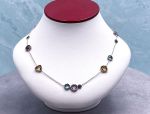 SAMUEL B *BJC* (62833N) 925SS  Multi-Gemstone Necklace *Reg.$350*