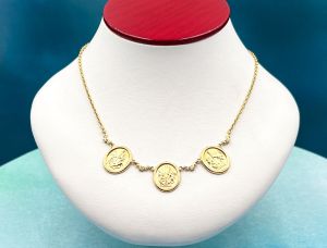 TAGLIAMONTE's Deals & Steals (SH446) 18K Cameo Necklace*Maypole *Reg.$1900