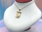 TAGLIAMONTE's Designs (2160P)925SS/YGP Cameo Pendant *Ages of Love*Reg.$180