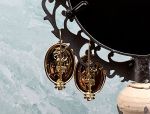 TAGLIAMONTE Designs (SH164) 18K Cameo Earrings w/ Diamonds*Terpsichore*Reg.$1600