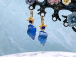 TAGLIAMONTE Designs (1334-1337) 925SS / YGP Venetian Cameo Earrings*Sea Life Collection* Reg.$160