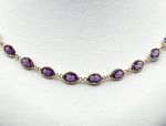 TAGLIAMONTE Designs (LD3549-Amethyst)14K Gemstone By the Inch Necklace*Reg.$1795