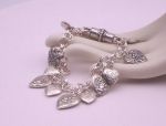 925 Sterling Silver "Heart" Charm Bracelet (926)