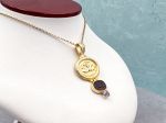TAGLIAMONTE Designs (SH893P) 14K Venetian Cameo Pendant*Amethyst *Poseidon,Chimera* Reg.$1600