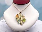 TAGLIAMONTE Designs (1807) 925SS / YGP Venetian Cameo Pendant XL*Sea Life Collection*Reg.$425