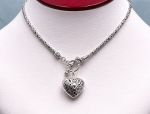 SAMUEL B *BJC* (58205N) 925SS / 18K Heart Necklace*Reg.$300*