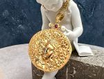 TAGLIAMONTE Designs (SH483) 18K Cameo Statement Pendant *Medusa*Reg.$3500