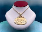 TAGLIAMONTE Designs (1614) 925SS/YGP Cameo Statement Necklace *Ages of Love*Reg.$900