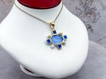 TAGLIAMONTE Designs (2267P) 925SS/YGP Venetian Cameo Pendant *Androclus,Lion *Reg.$280