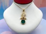 TAGLIAMONTE Designs (2104P) 925SS/YGP Venetian Cameo Pendant *Athena*Reg.$240