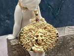 TAGLIAMONTE Designs (SH483) 18K Cameo Statement Pendant *Medusa*Reg.$3500