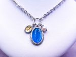 TAGLIAMONTE Designs (2147N) 925SS,18K Intaglio Charm Necklace*Andromache* Reg.$360