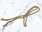 Milor (LD4013N) 18K Rope w/ Tassel Style Necklace*Reg.$2400