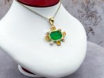 TAGLIAMONTE Designs (2274P) 925SS/YGP Venetian Cameo Pendant *Androclus,Lion *Reg.$280