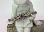 SAMUEL B *BJC* (57306B.A) 925SS/18K Braided Tulang Naga Bracelet *Brazilian Amethyst*