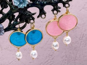 TAGLIAMONTE Designs (RW090,RW085) 925SS/YGP Venetian Cameo Earrings *Cupid*Reg.$240