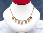 TAGLIAMONTE Designs (LD3511)14K Etruscan Revival Charm Necklace*Reg.$1850