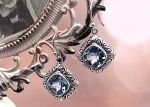 SAMUEL B *BJC* (59941E.SLBT) 925SS Blue Topaz Earrings *Reg.$165*