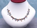 SAMUEL B *BJC* (62347N.SLM) 925SS  Multi-Gemstone Necklace *Reg.$200*