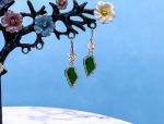 TAGLIAMONTE Designs (1791) 925SS / YGP Venetian Cameo Earrings*Sea Life*Reg.$160