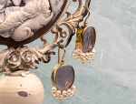 TAGLIAMONTE Designs (2033E,2034E) 925SS/YGP Intaglio Earrings*Reg.$325