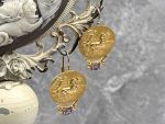 TAGLIAMONTE Designs (RS488) 925SS/YGP Cameo Earrings *Aurora*Reg.$240