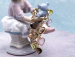 TAGLIAMONTE Designs (1302) 14K Charm Bracelet with Gemstone Hearts