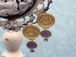 TAGLIAMONTE Designs (SH893P) 14K Venetian Cameo Pendant*Amethyst *Poseidon,Chimera* Reg.$1600